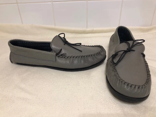 CLIFFORD JAMES GREY Leather Supamocs Moccasin Shoes. Mens Size UK 11 18.00 PicClick UK