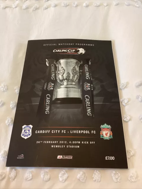 Carling Cup Final 2012 Programme Cardiff City V Liverpool