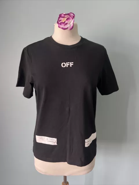 Off-White c/o Virgil Abloh Active Long Sleeve Crop Top in Black