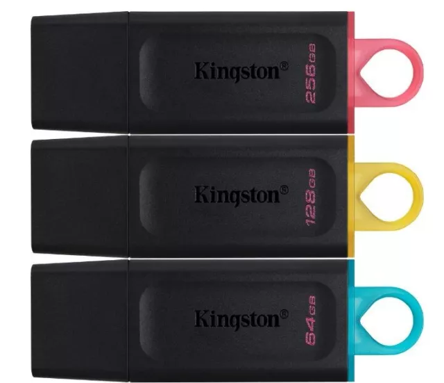Kingston  Exodia 32GB, 64GB, 128GB, 256GB USB 3.0 Flash Stick Pen Memory Drive