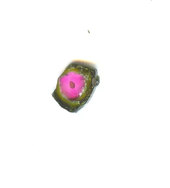 #17 All Natural Watermelon Tourmaline Gemstone - 1950's - 1960's Jewelers Stock