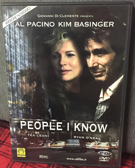 PEOPLE I KNOW DVD Al Pacino Kim Basinger Ex Noleggio Come Da Foto N EUR