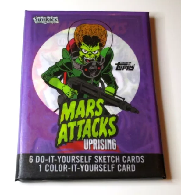 2021 Topps Sidekick Mars Attacks Uprising Sealed DO-IT YOURSELF Sketch Pack !