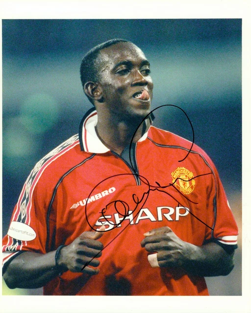 Photo Signée Louis Saha - Manchester United - Certificat D'authenticité Inclus