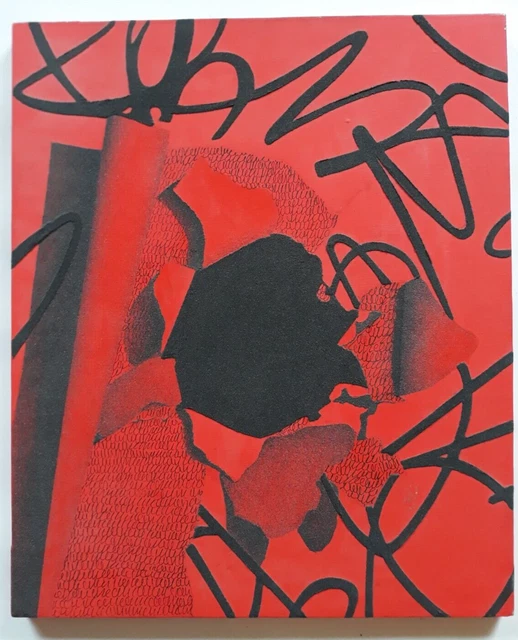 Opera pittore AGOSTINO FERRARI Dipinto Acrilico e sabbia s tela 60x50 archiviato