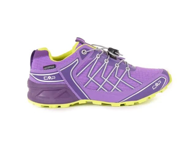 CMP Hiking Shoe Hiking Shoes Super X Purple Quick Lacing Ortholite