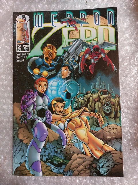 Image Comics Weapon Zero 2 April 1995 Simonson Benitez Cabrera Silvestri Sowd
