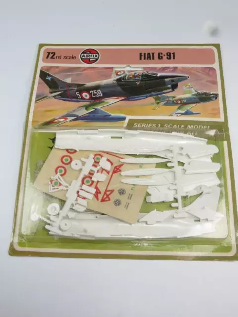 Vintage Airfix 1/72 Modèle Kit Fiat G.91 R-1 Scellé En Type 4 Bulle Paquet