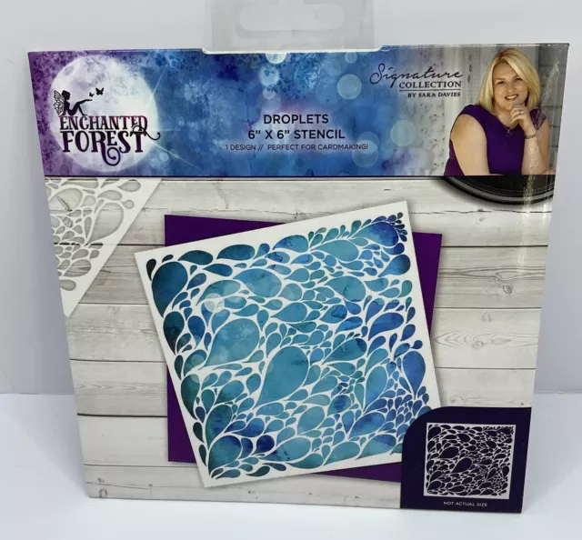 Sara Signature Collection Bosque Encantado Gotas 6 x 6 Plantillas