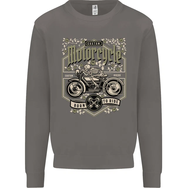 Felpa personalizzata moto biker moto uomo maglione 3
