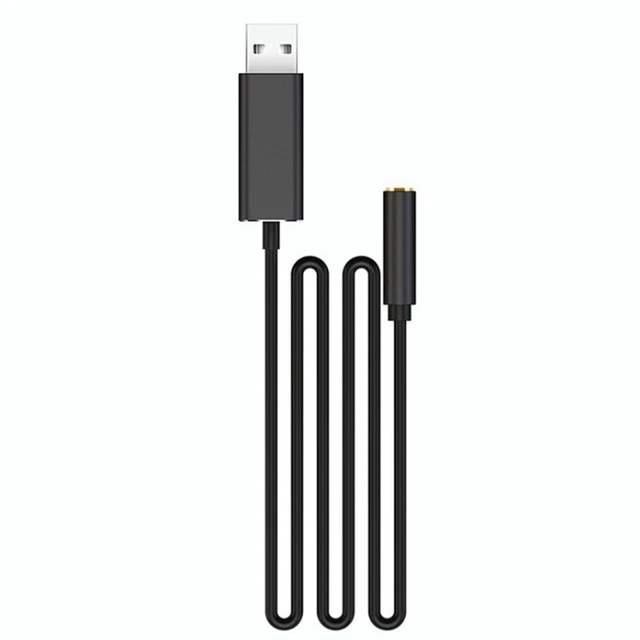 USB TO 3.5MM Headphone Adapter Conversion Line Jack Cable for Computer