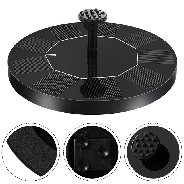 Pompa Fontana Solare Atmorea SG-DLB-10W – 10W, Luci Multicolore, 6 Ugelli, Telecomando
