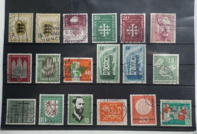 BRD Lot 1955 - 1957 Gestempelt