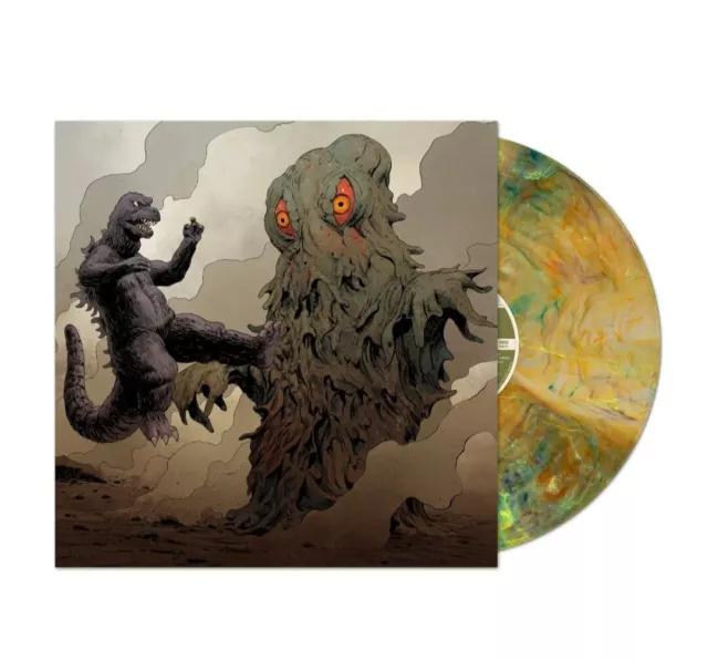 Godzilla Vs Hedorah OST Soundtrack LP Record Waxwork Brown Marble Vinyl