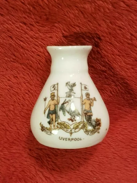 Liverpool - Crested China Jar - Scouse Expat Collectable Historic Gift