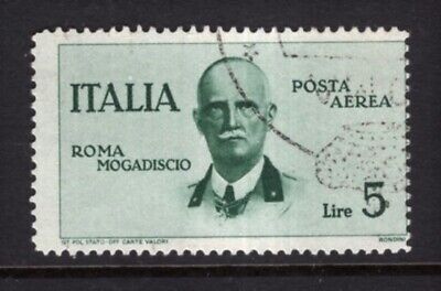 Italy 1934 King Victor Emmanuel Airmail 5L Fine Used #C76