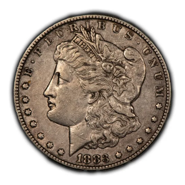 1883-CC $1 Morgan Silver Dollar - Key Date Carson City - AU - SKU-B3739