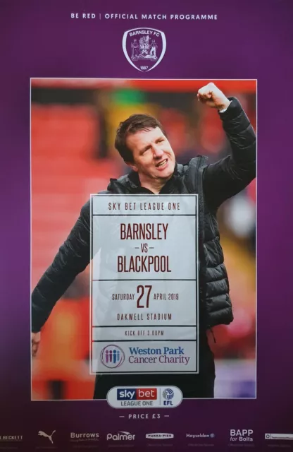 BARNSLEY v BLACKPOOL 2018/19