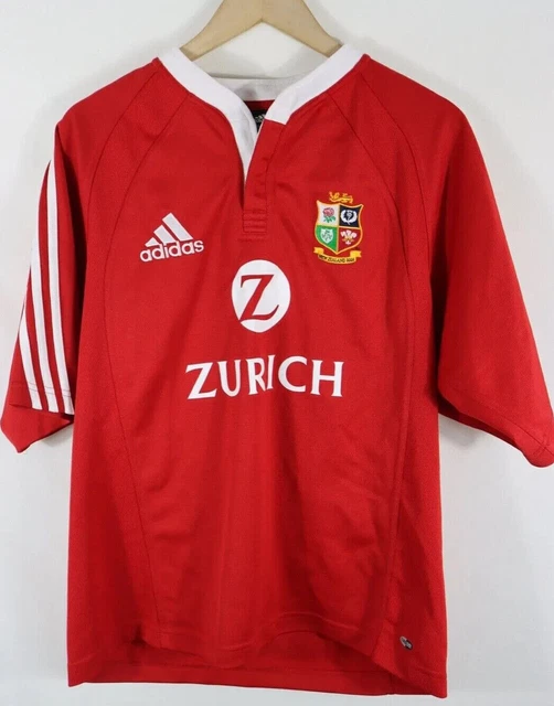 Adidas Zurich Nouvelle-Zélande 2005 #6 Hommes Maillot Rugby Rouge Sz M