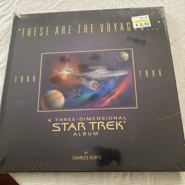 *New STAR TREK ALBUM These Are the Voyages 1966 - 1996 3 Dimensional Pop-Up Book