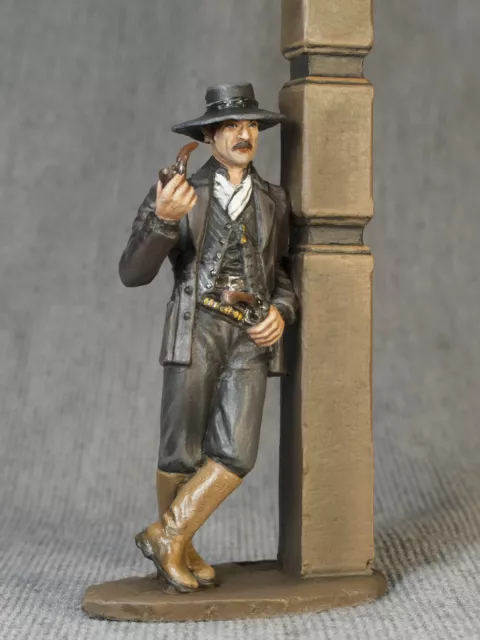 Wild West Cowboy “Bad” Miniature  Soldiers Tin  Figurine 54mm 1/32 Painted