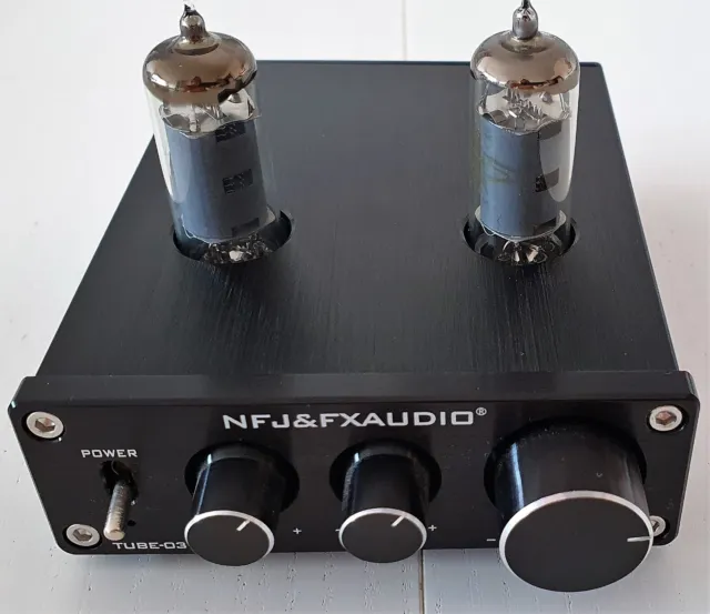 FX-AUDIO TUBE-03, 6K4 pre-amplificador de tubo de vacío,ajuste de graves agudos, 2