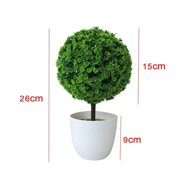 Accessoire Jardin Miniature 1:12 – Topiaire En Pot, 77 Mm, Résine, Pour Maison De Poupée Melody Jane