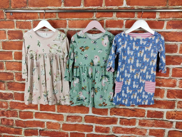 Girls Bundle Age 2-3 Years Next H&M Jojo Maman Long Sleeve Dress Unicorn 98Cm