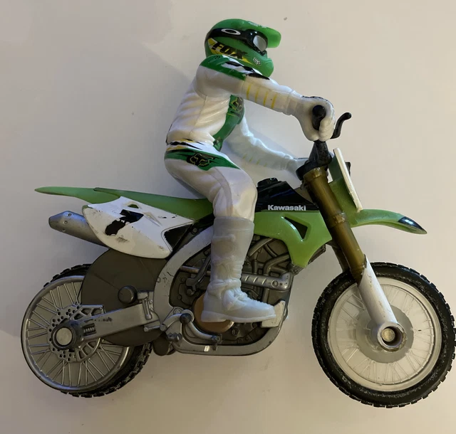 James Stewart Supercross Kawasaki KX KXF Motocross Motorcycle James Stewart Supercross Kawasaki KX KXF Motocross Motorcycle