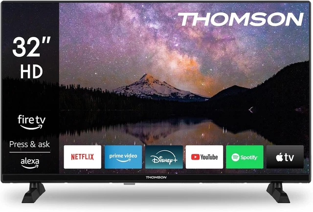 Tv Dual 32'' Hd Led avec Triple Tuner USB et HDMI Sortie Casque - Noir à Prix