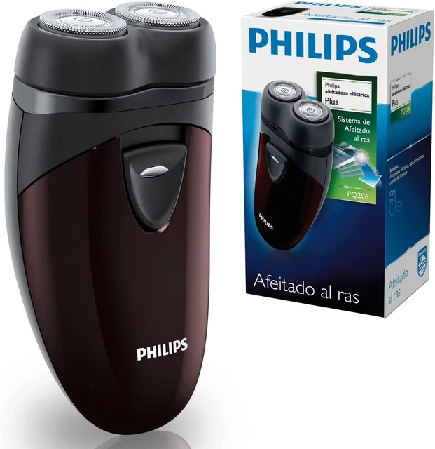 Philips Pq206/18 Rasoir Électrique de Voyage Sans Fils à Piles