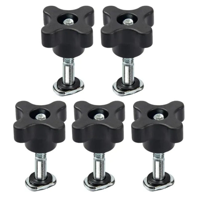 T-Track Bolts Knob Kit T Slot Bolts T Track Accessories for Woodworking