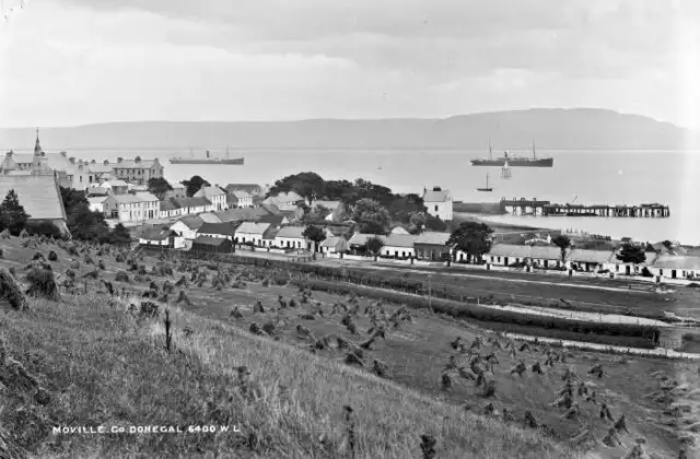 Moville, Co. Donegal c1900 Ireland OLD PHOTO