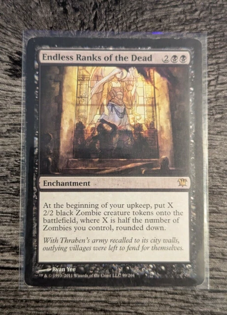 Endless Ranks of the Dead 1x FOIL ISD MTG Innistrad Rare MINT black Endless Ranks of the Dead 1x FOIL ISD MTG Innistrad Rare MINT black