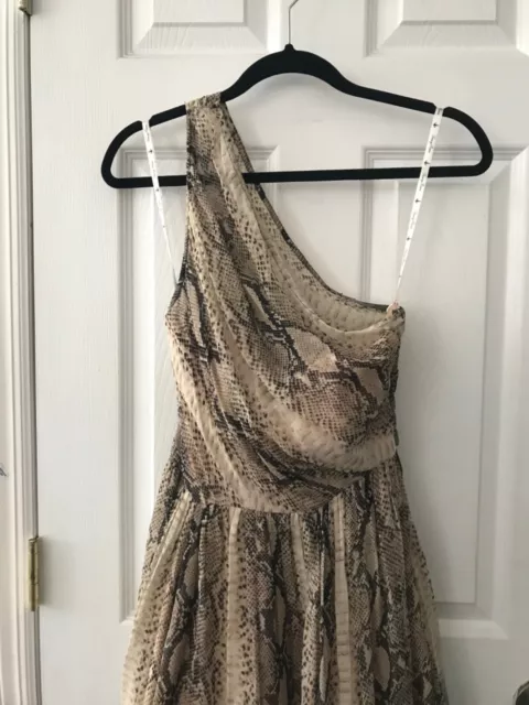 tracy reese size2 100%silk in perfect condition one sholder dress 3