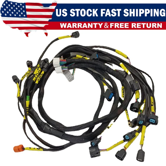 K20 K24 K Series Tucked Engine Charge Harness For Civic RSX Si K-Swap Integra EK