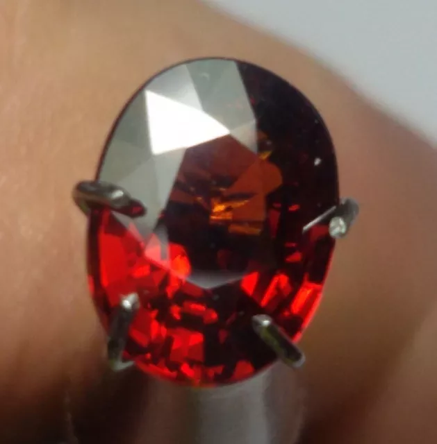 Aaa – Spessartite Garnet –Natural Spessartine Garnet Ct 1.44 If Oval Cut Namibia