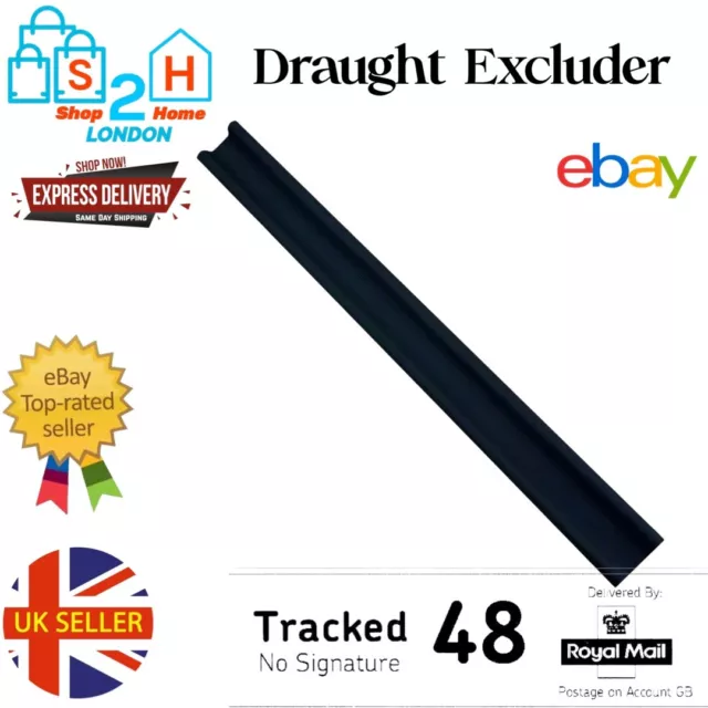 Draught Excluder Under Door Internal Double Draft Insulation Foam Cold Energy UK