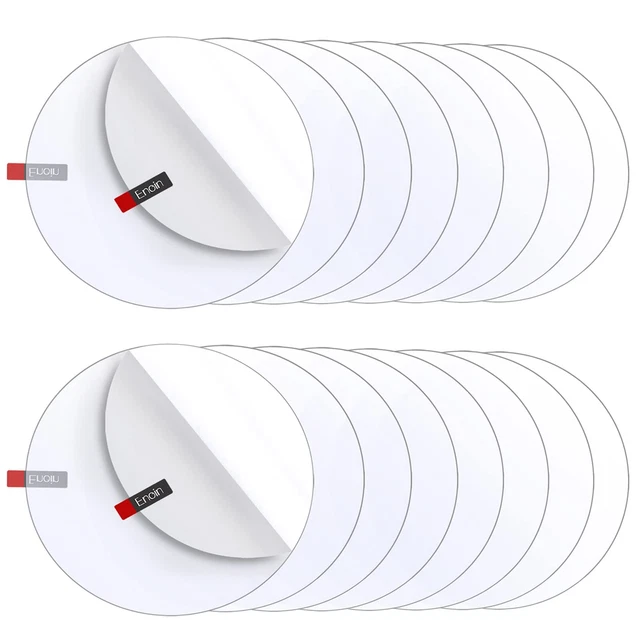 16pcs 3 Inch Round Clear Acrylic/Plexiglass Sheet Disc Circle Plastic