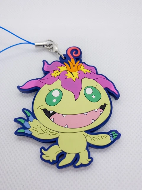 Digimon Portachiavi Cell Phone Strap Palmon 7 Cm In Gomma Anime Manga