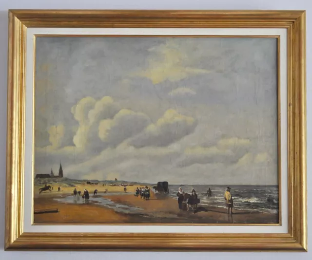 Tableau - Huile Sur Toile - Ecole Hollandaise - XIXème