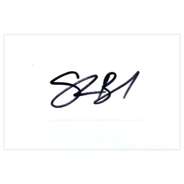 Signed Shane Bond White Card - New Zealand Cricket Autograph +COA