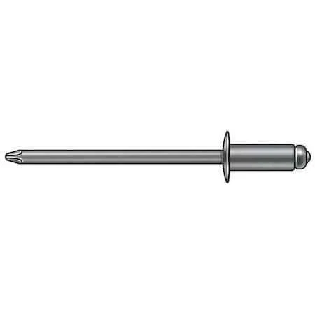 STANLEY ENGINEERED FASTENING Ad41bs201 Blind Rivet, Dome Head, 1/8 In ...