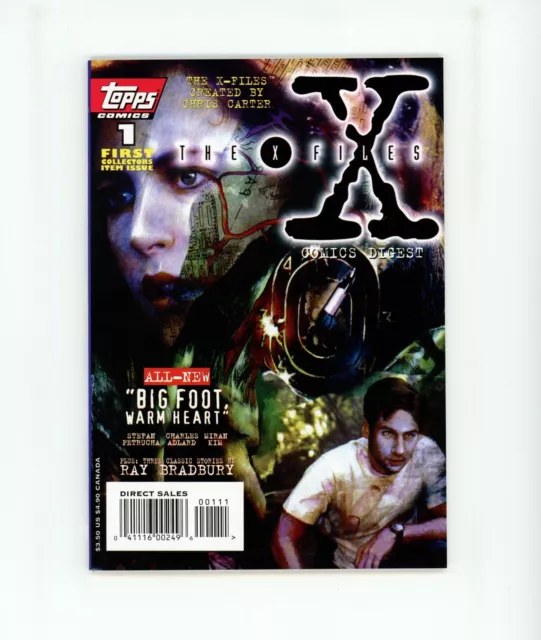 X-Files Comics Digest #1 Comic Book 1995 NM- Miran Kim Topps Dana Scully