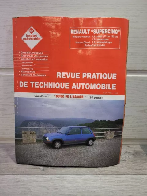 Renault Super 5 GT Turbo GTX Baccara Diesel - RTA 246 - Revue Technique Expert A