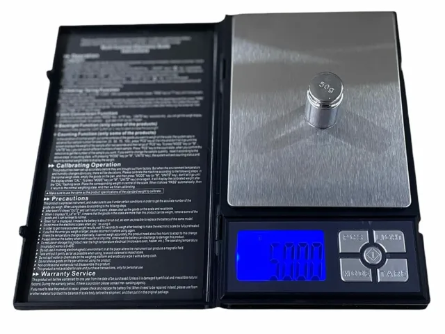 Cultimo Profi XL Feinwaage 0,01g-500g Goldwaage Küchenwaage Digital-Waage LCD