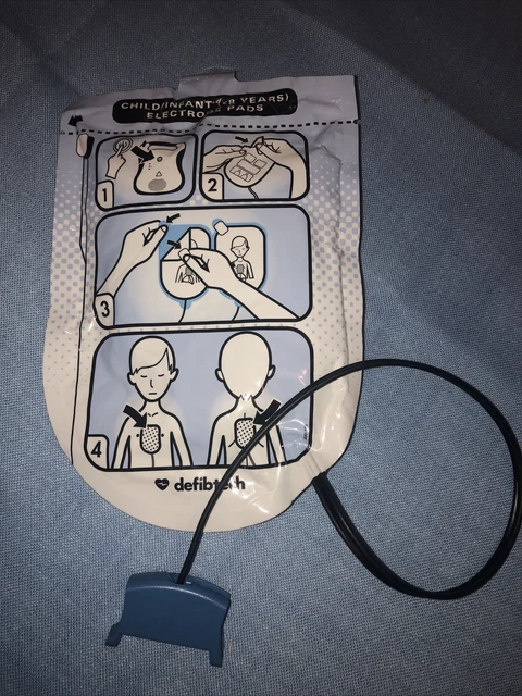 Child Electrode Pads DDP-200P 02/2023 For Use W/ DDU-100 Series AEDs Defib