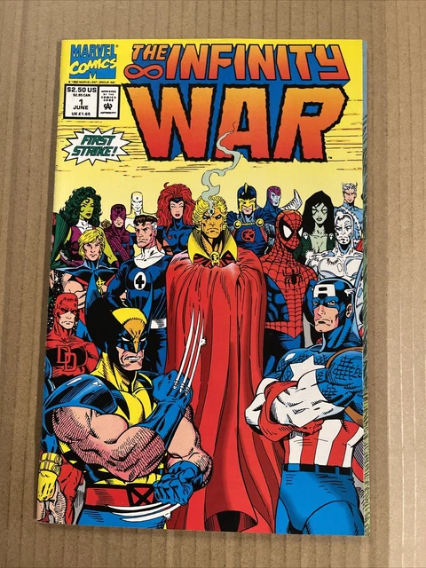 Infinity War #1 Marvel Comics (1992) Warlock Avengers Thanos Wolverine Gatefold