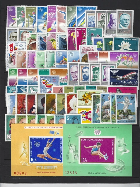 Rumänien Jahrgang 1984 komplett postfrisch