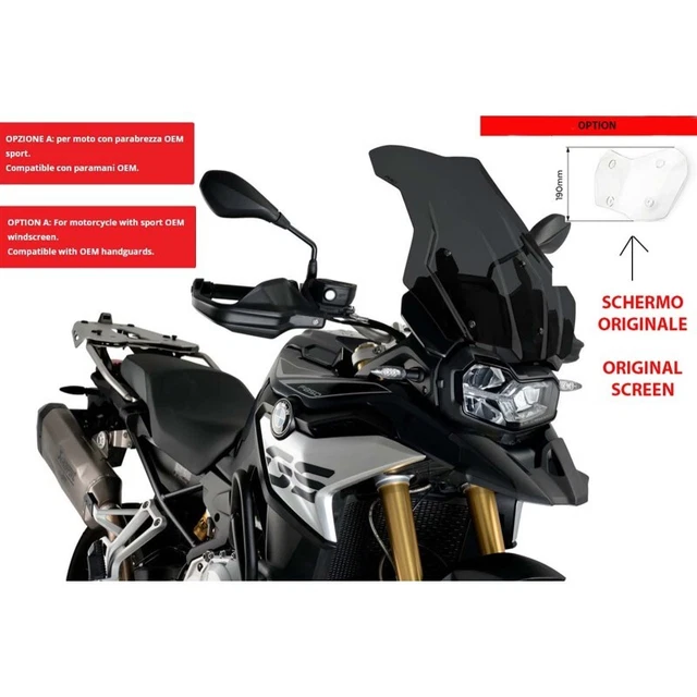 PUIG 3597H Touring Screen with Visor for BMW 850GS/ADV 2018-2019 main image 0